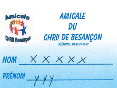 Carte amical des hôpitaux